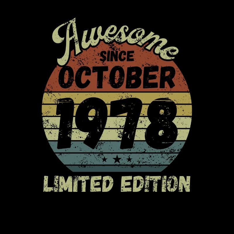Awesome since October 1978 - Geburtstag