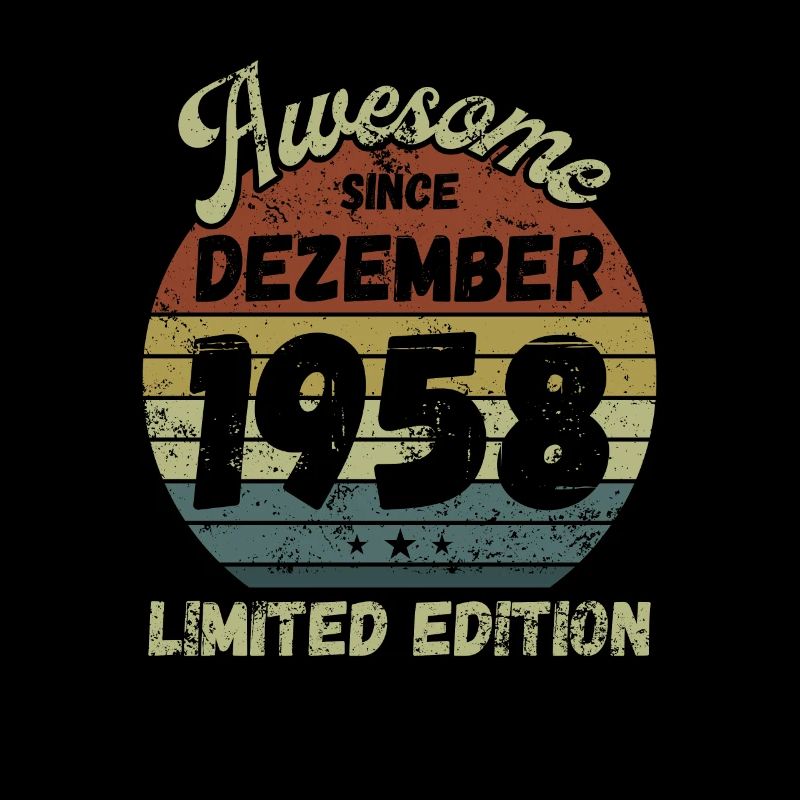 Awesome since December 1958 - Birthday
