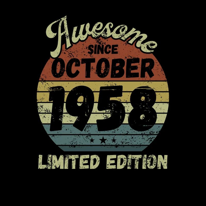 Awesome since October 1958 - Birthday
