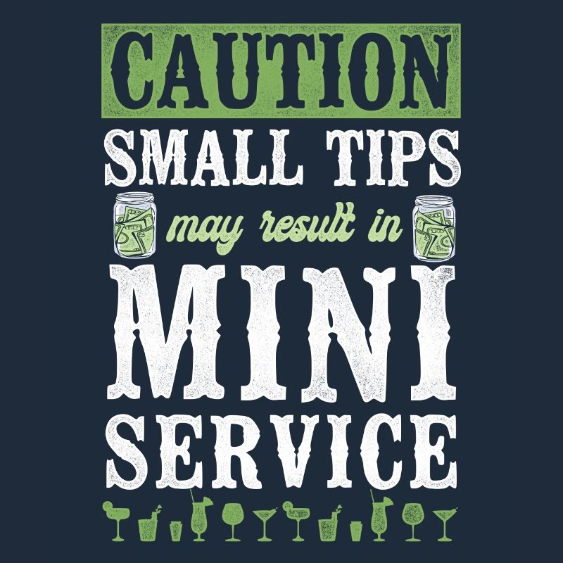 Bartender Mixologist Caution Small