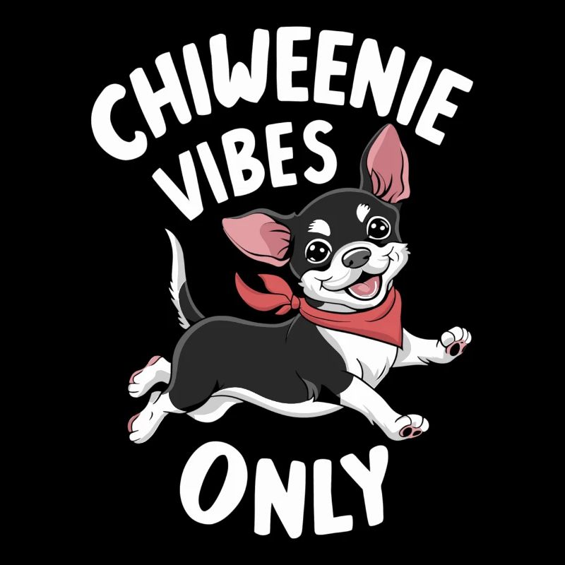 Chiweenie Vibes Only - Chiweenie Hund Liebe