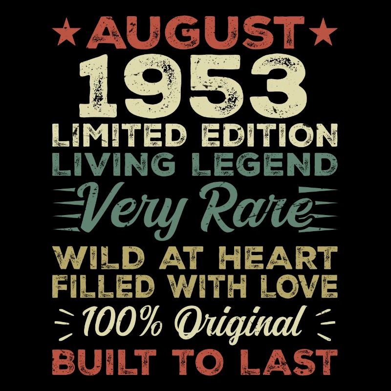 August 1953 - Gift idea for August 1953 - 1953