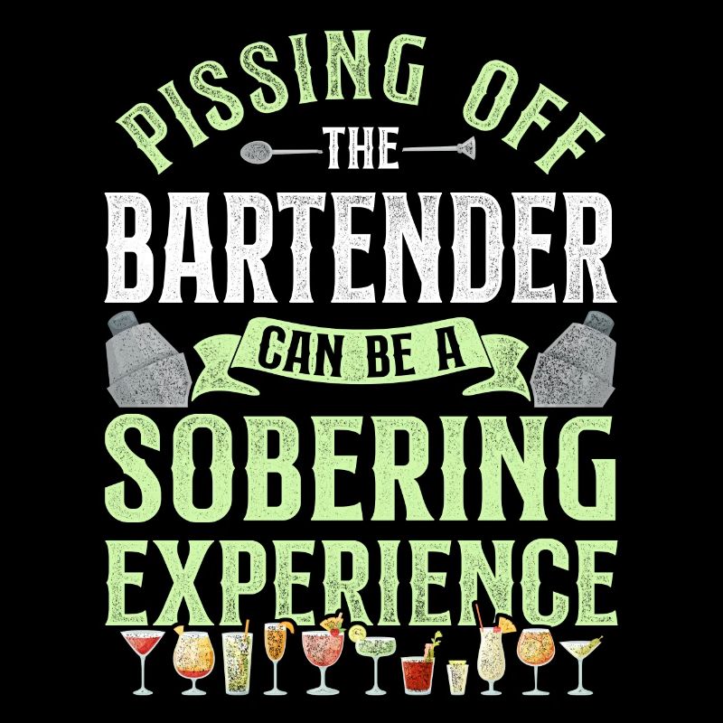 Bartender Mixologist Pissing Off