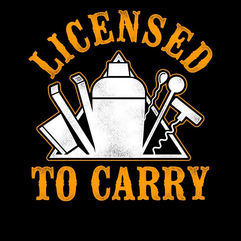 Bartender Mixologist Licensed To