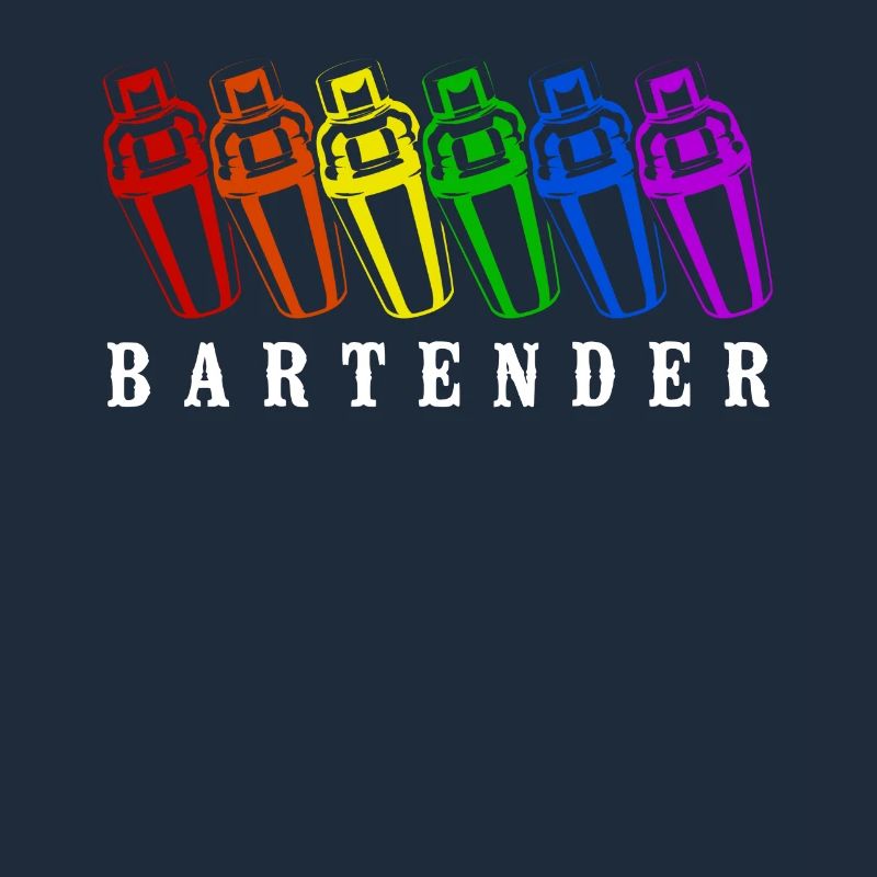 Bartender Mixologist Rainbow