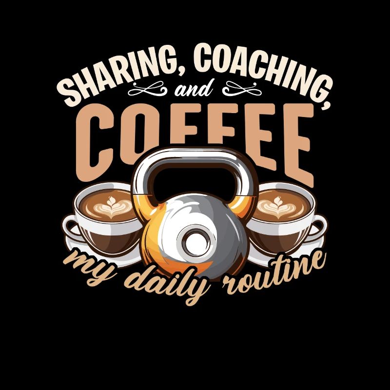 Health Coach Sharing Coaching And Coffee Workout