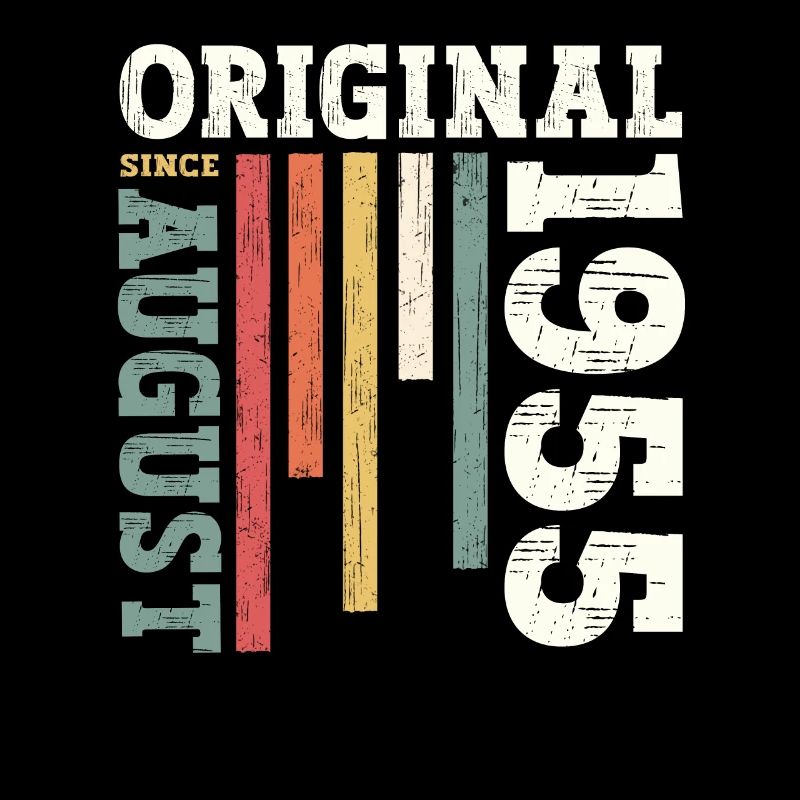 70th Birthday Original August 1955 Born 1955