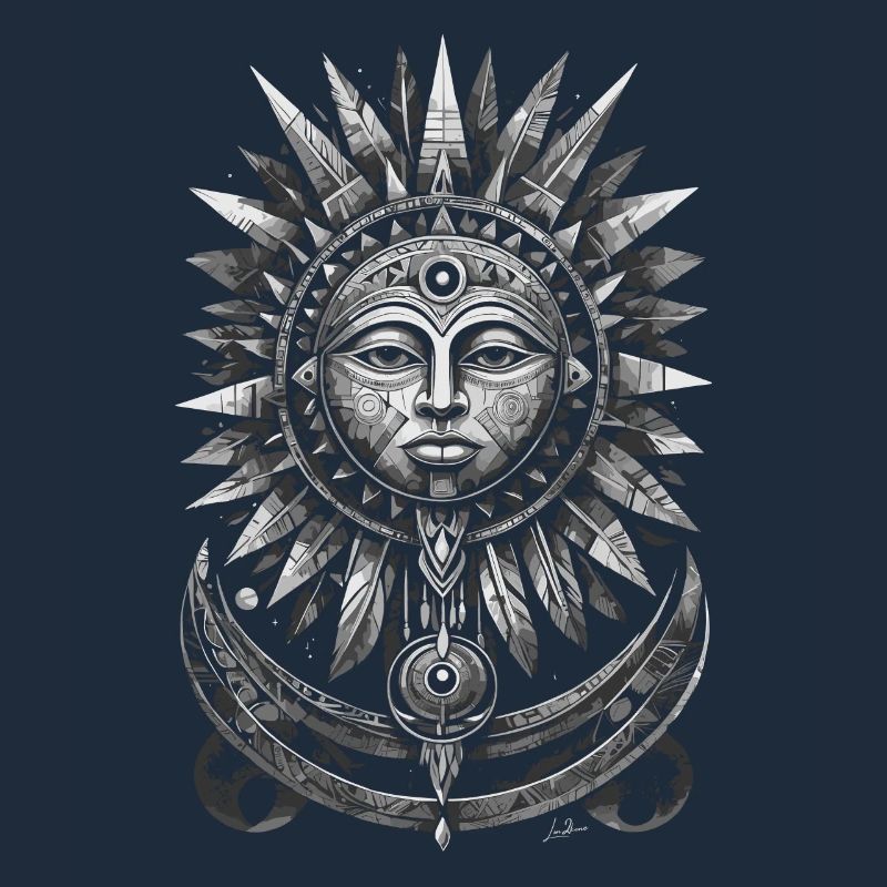 Inca Sun Geometric Silver