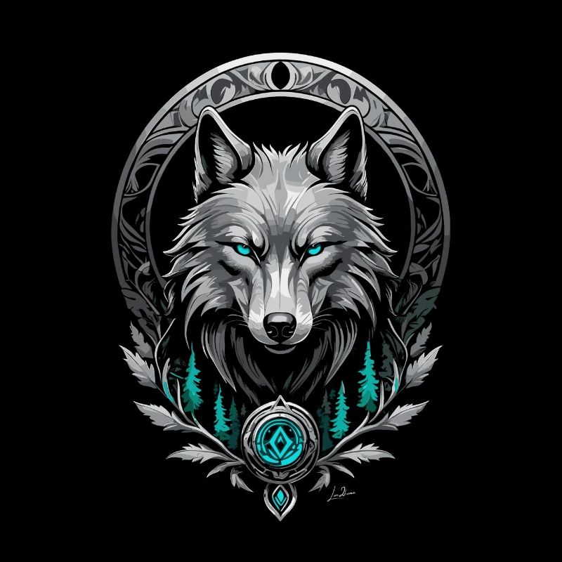 Mittelalterlicher Polarwolf