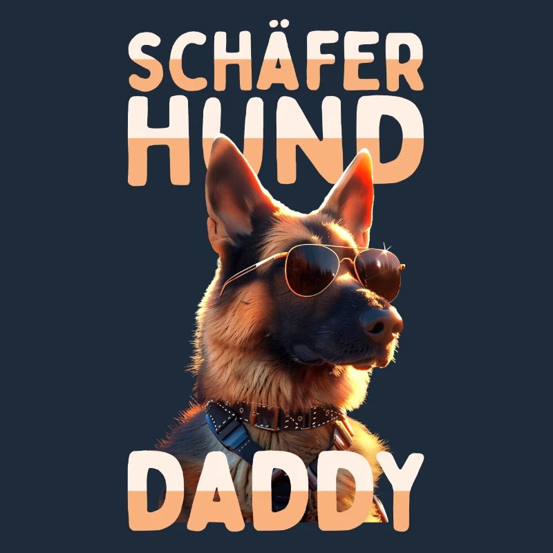 Schäferhund Daddy Papa Dad Vatertag Schäferhunde