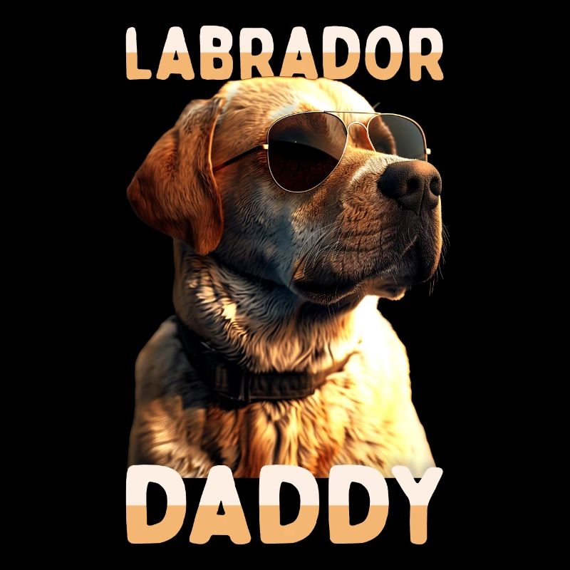 Labrador Daddy Papa Vatertag Labrador Retriever