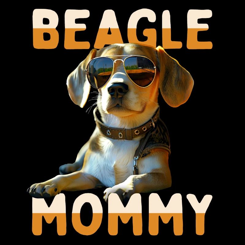Beagle Mommy Hunde Mama Mum Muttertag Beagles Mom