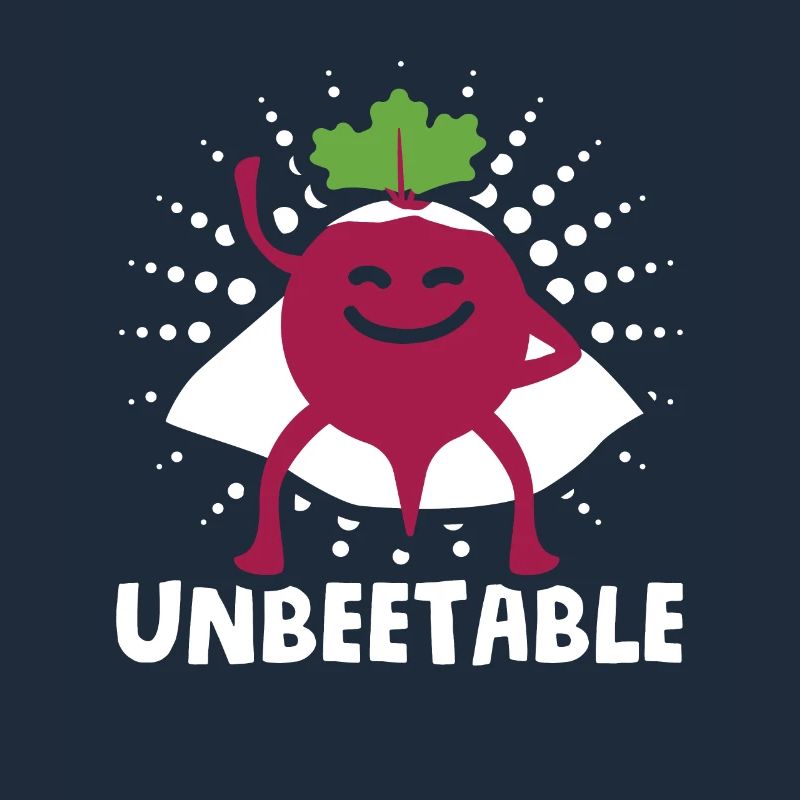 Beetroot vegetables for vegans Saying: Unbeetable