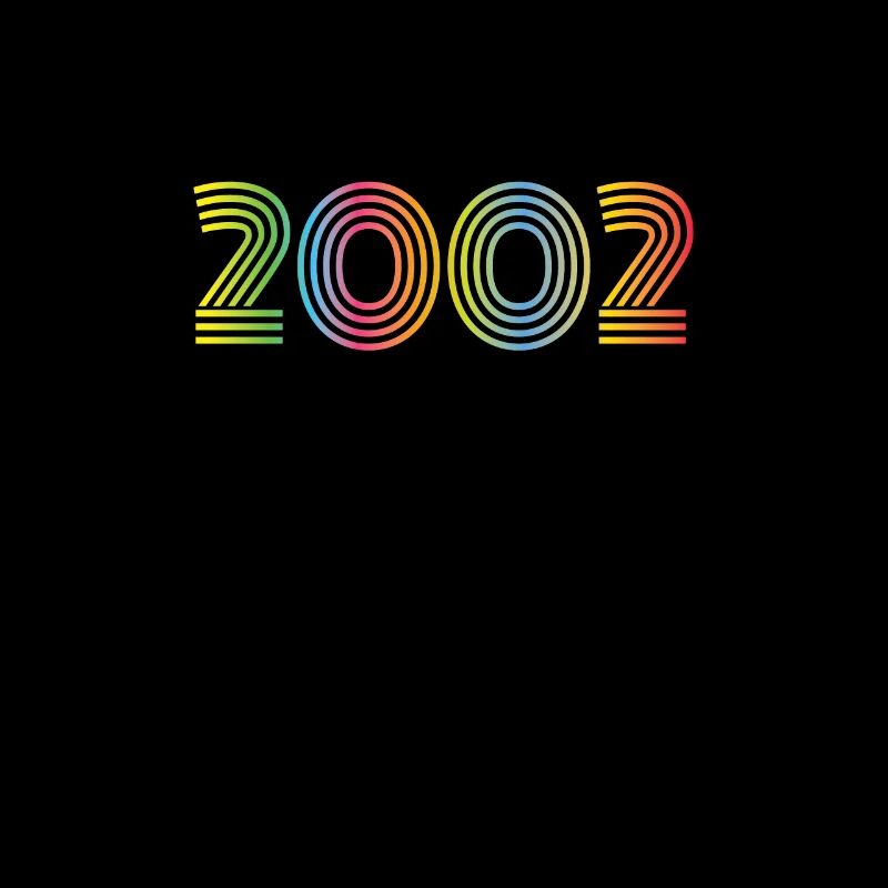 2002 Anniversaire Funky Année