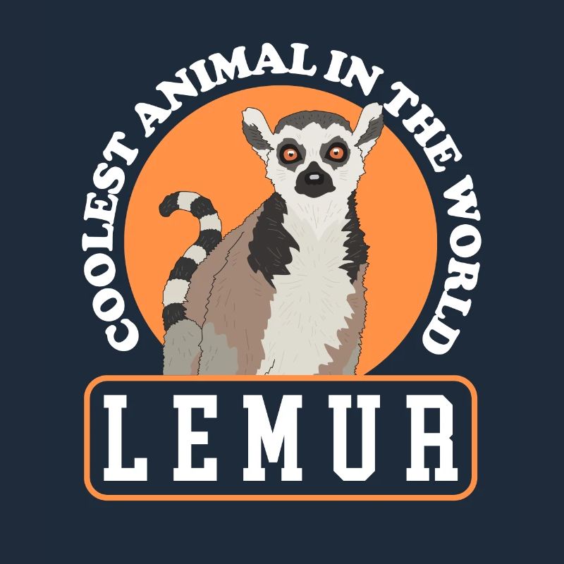 Lemurs Ringed lemur lemur curly tail lemure gift