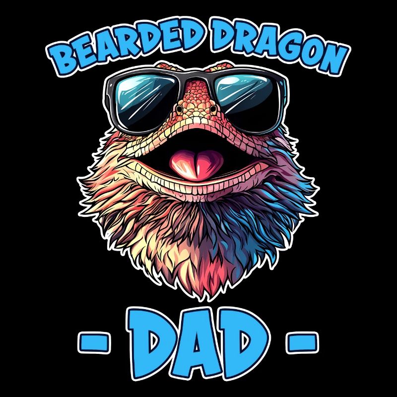 Bearded Dragon Saying Dad Funny Bearded Dragon Gift