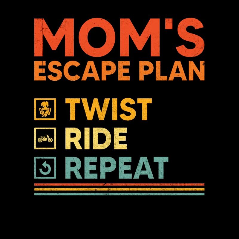 Plan d’évasion de maman Twist Ride Répéter la moto B