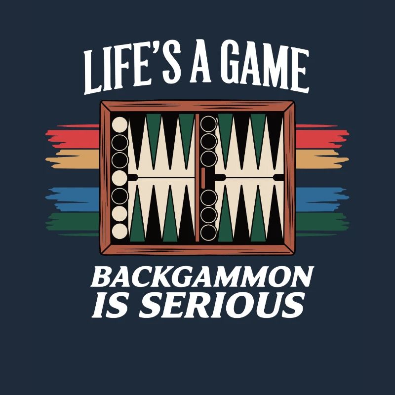 Das Leben ist ein Spiel Backgammon ist ernst Lovers Board G