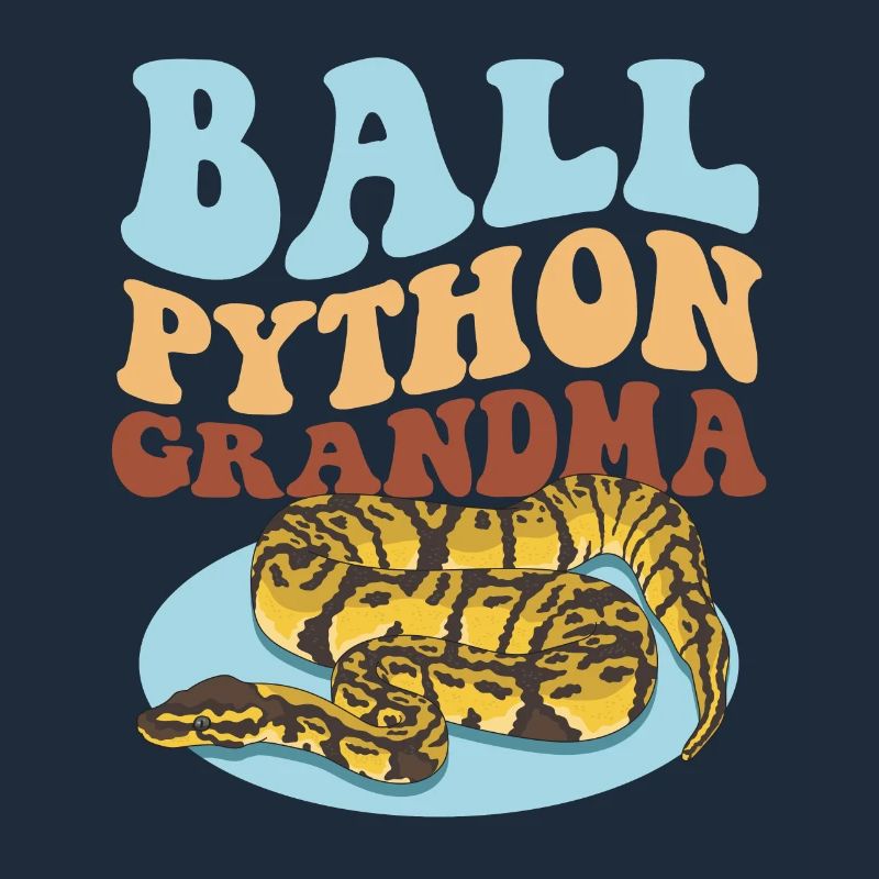 Königspython Oma Python Schlange Geschenk