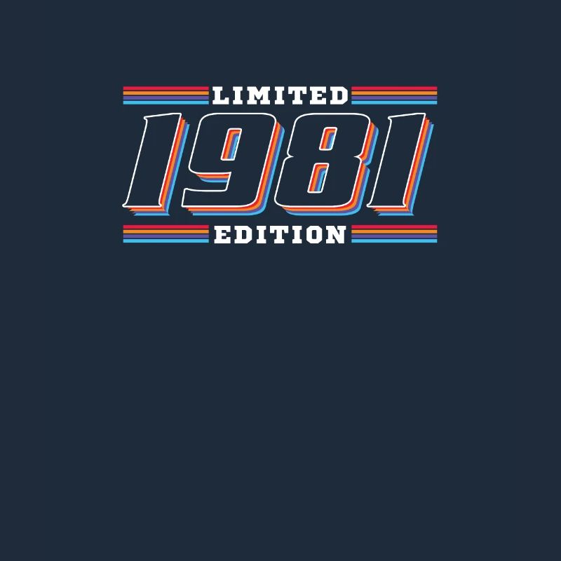 1981 Geburtstag Limited Edition 80s