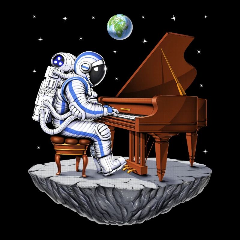 Astronaute de l’espace Pianiste