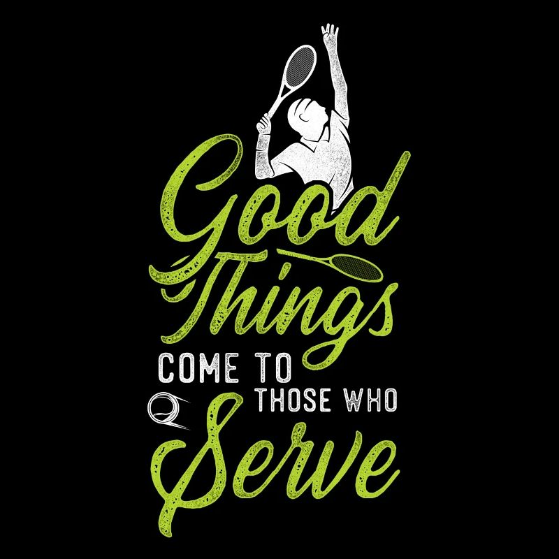 Funny Tennis Player Racket Good
