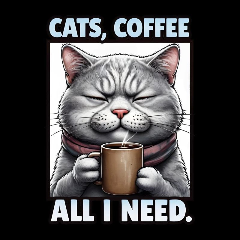 Drôle Chat Art Chat Propriétaire Chats Café