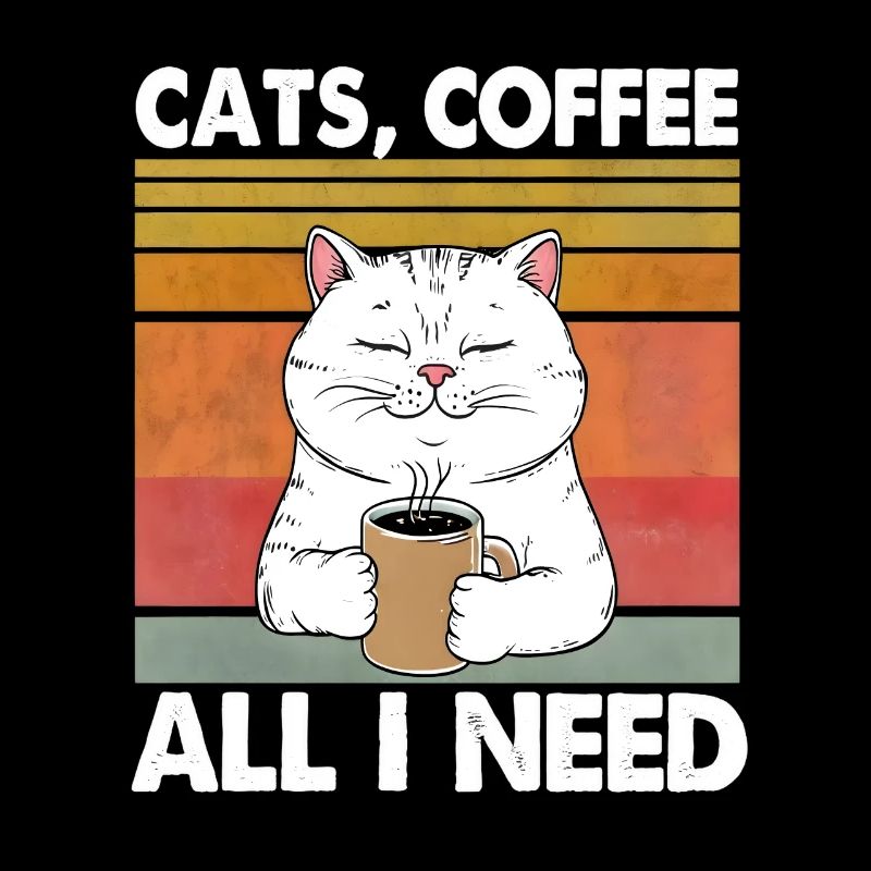 Drôle Chat Art Chat Propriétaire Chats Café