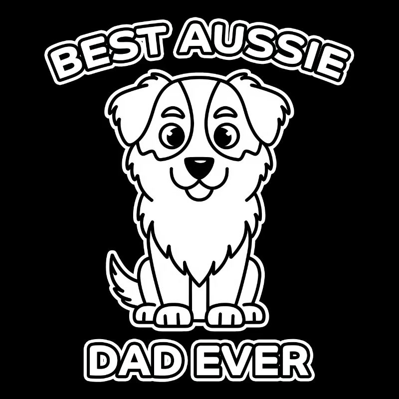 Australian Shepherd Papa Lustiges Aussie Geschenk