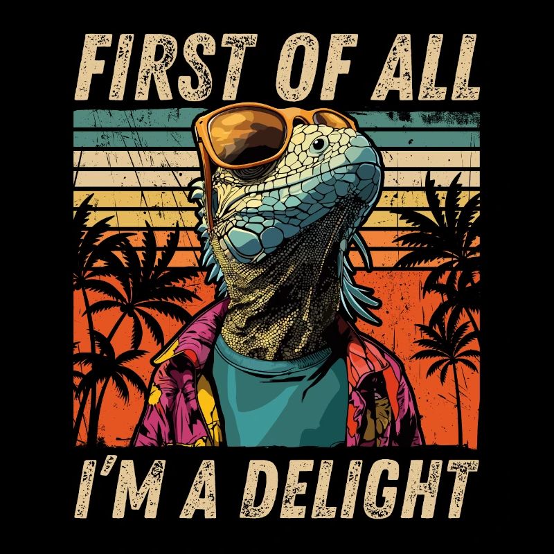 Retro Iguana - Chilliger Sunset Look