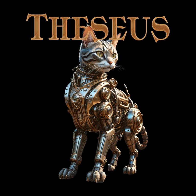 Steampunk-Katze Automaton - Theseus Steampunk Cat