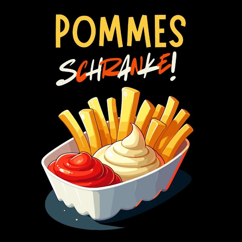 Frites Schranke Ruhr Snack Week-end Fête