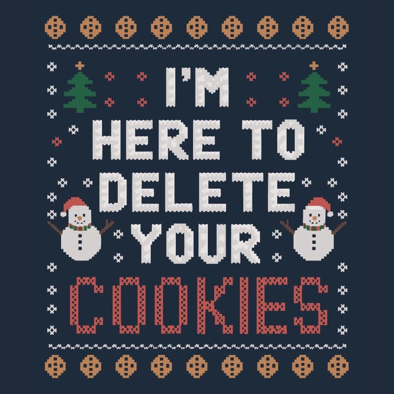 I'm here to delete your cookies Christmas Programm