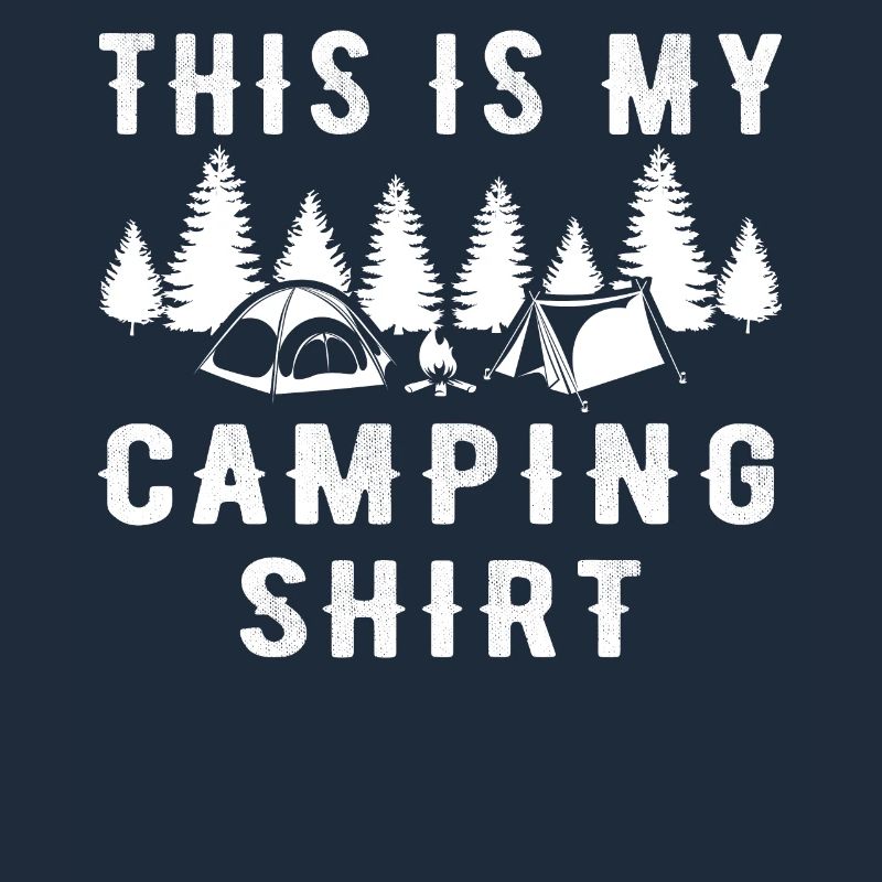 Camper With Drinking Bonfire Camping