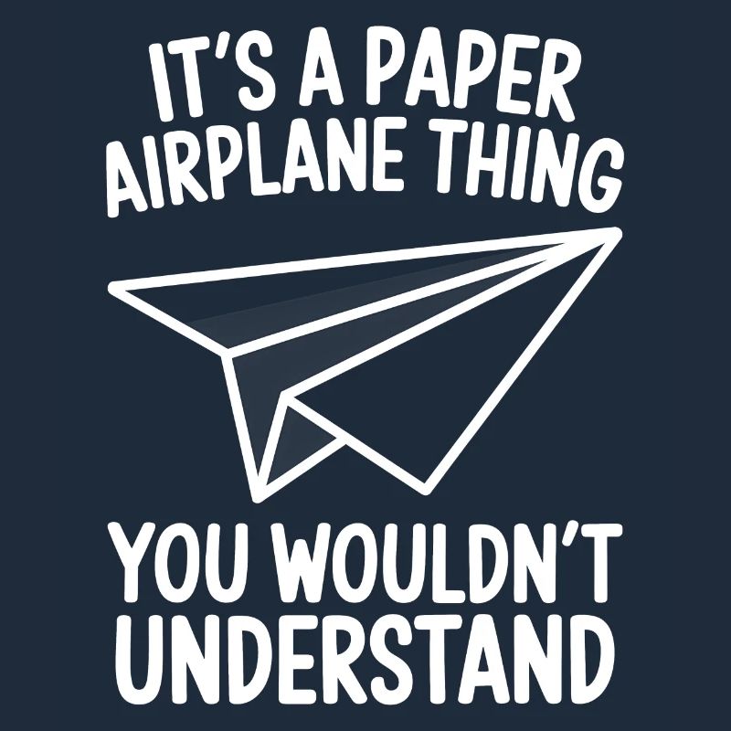 Papierflieger Spruch Witz Papierflugzeug Geschenk