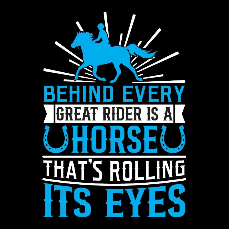 Hinter jedem großen Reiter steht ein Pferd, das rollt