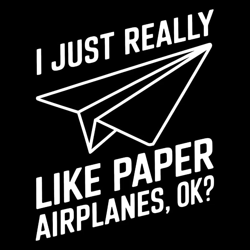 Papierflieger Spruch Witz Papierflugzeug Geschenk