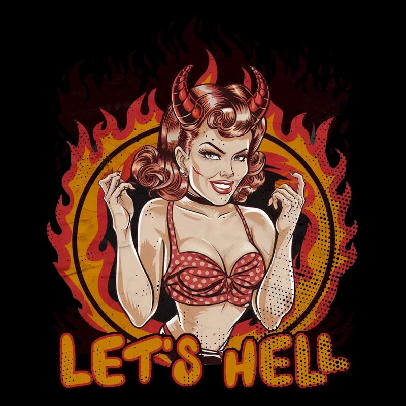American Pin Up Hell Halloween