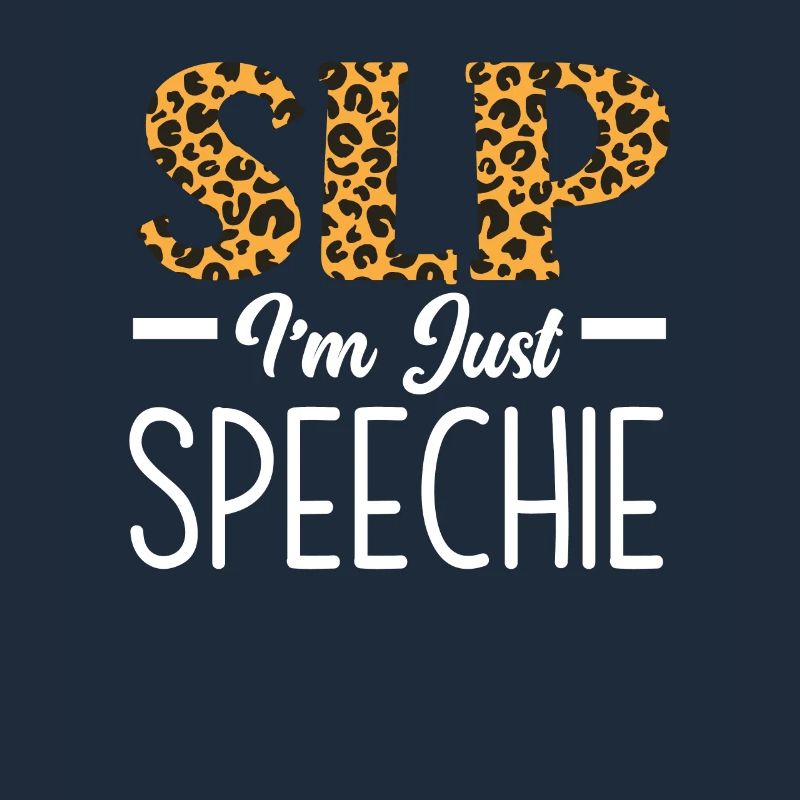 SLP I’m Just Speechie Imprimé léopard