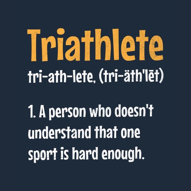 Triathlet: Eine Person, die das nicht versteht