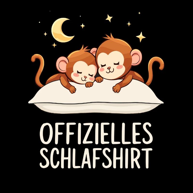Chemise de nuit officielle Monkey Monkey Pair