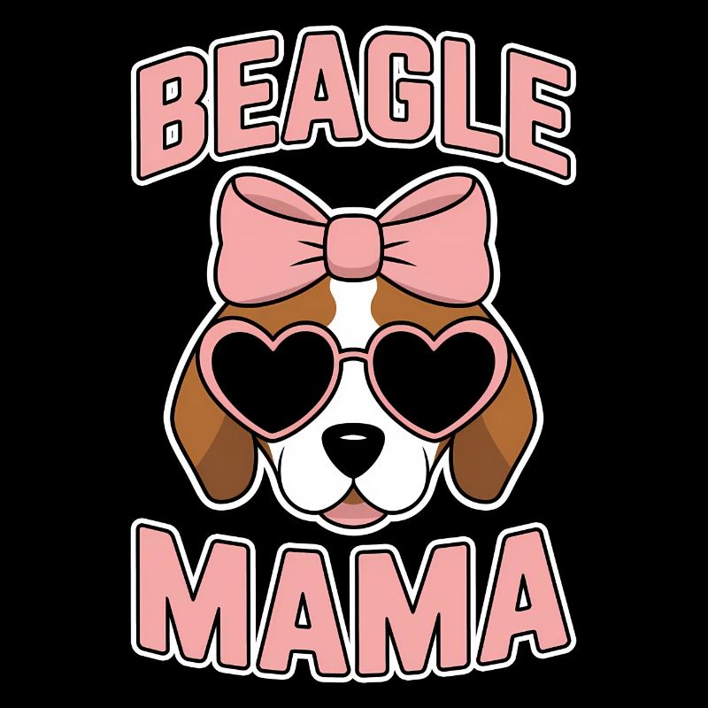 Beagle Mama Hund Mutter Lustiges Beagle Geschenk