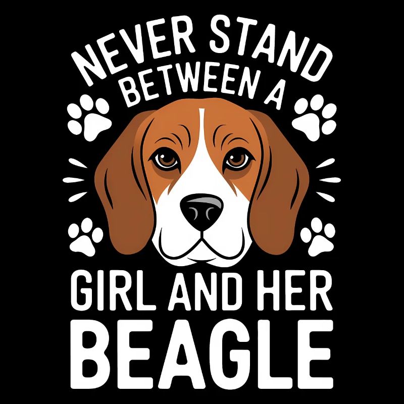 Beagle Mädchen Hunde Lustiges Beagle Geschenk