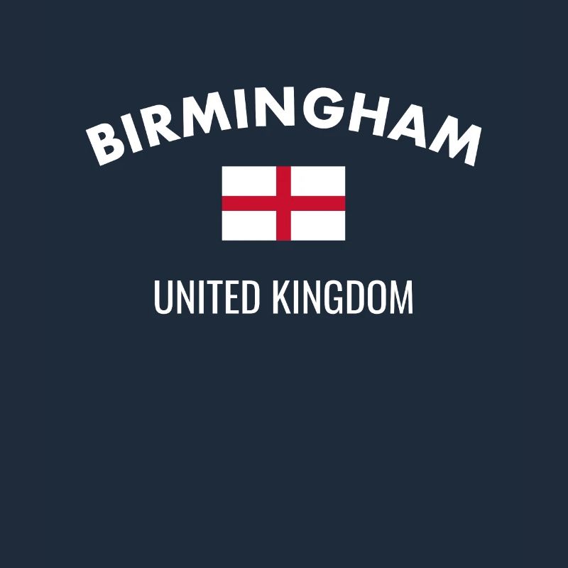 Birmingham Angleterre Drapeau anglais Anglais