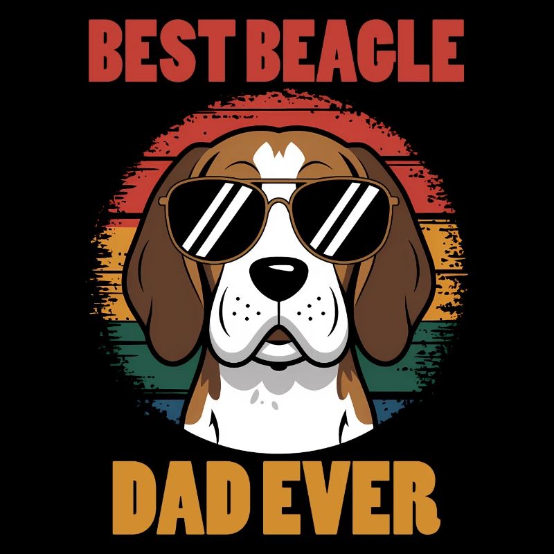 Beagle Dad Dog Father Funny Beagle Gift