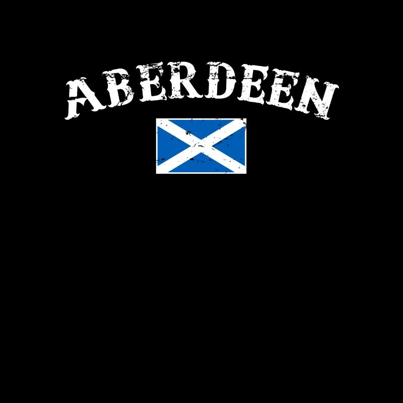 Aberdeen Écosse Vintage Drapeau de l’Écosse