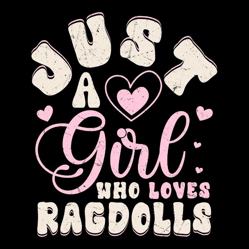 Juste une fille qui aime les ragdolls chat chaton mère