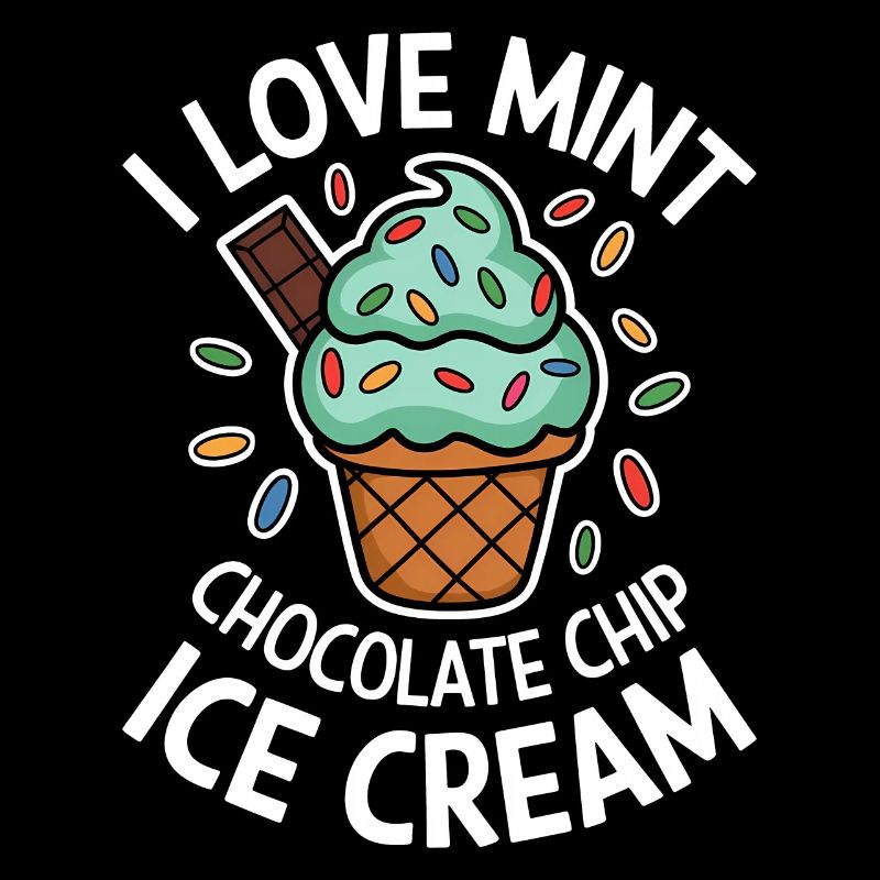 Schoko Minz Eis Spruch Lustiges Minz Eis Geschenk