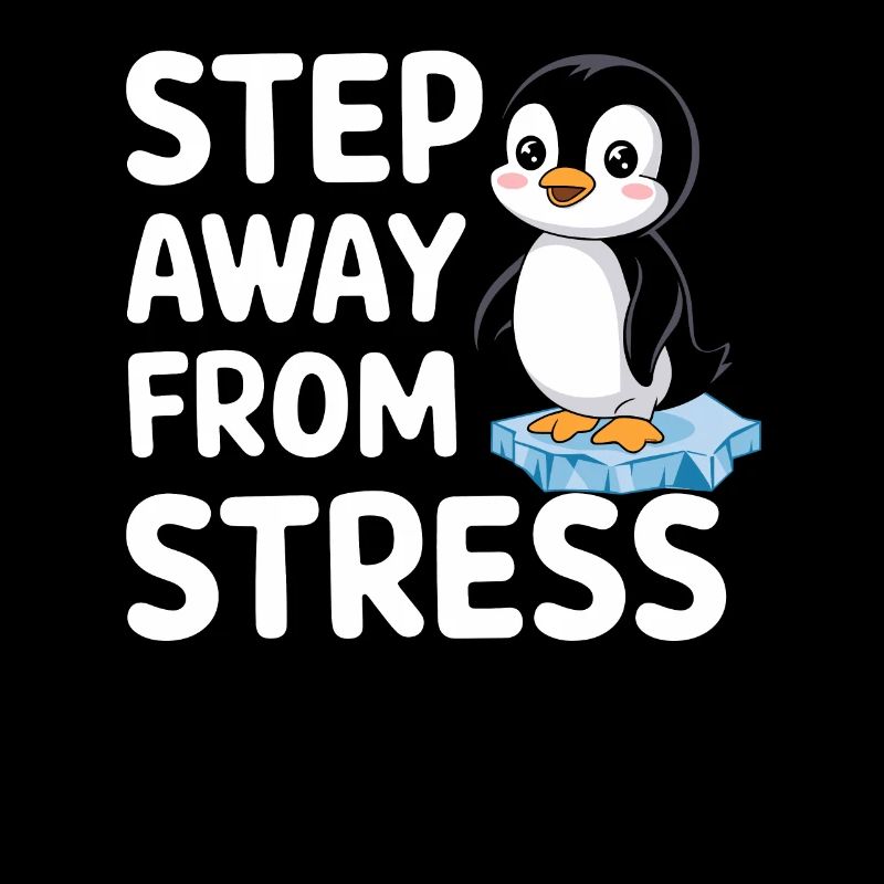 Entferne Dich Vom Stress Mit Süßem Pinguin