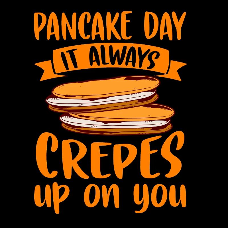 Es ist immer ein Crêpes auf deinem Pfannkuchen
